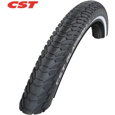 CST 28x1.75 (47-622) platinum-e zwart reflex 730240 Zwart CST 28x1.75 (47-622) platinum-e zwart reflex 730240 Zwart