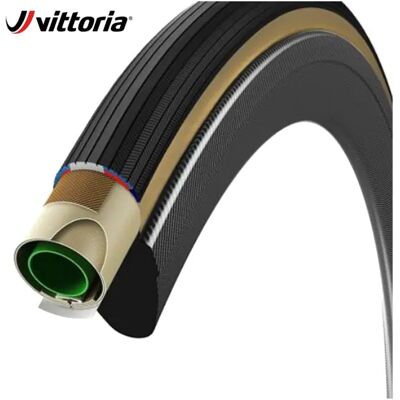 VITTORIA Tube 25-622 corsa control met grafeen g+ zwart-transparant VITTORIA Tube 25-622 corsa control met grafeen g+ zwart-transparant