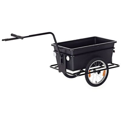 Roland fiets-aanhanger "big-boy" trailer big-boy 90 liter Zwart Roland fiets-aanhanger "big-boy" trailer big-boy 90 liter Zwart