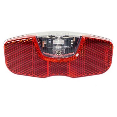 Simson batterij bagagedrager achterlicht coast 1 led on/of Zwart Simson batterij bagagedrager achterlicht coast 1 led on/of Zwart