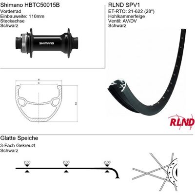 Roland Voorwiel 28 inch 21-622 zwart ta schijfrem centerlock rlnd spv1 Zwart Roland Voorwiel 28 inch 21-622 zwart ta schijfrem centerlock rlnd spv1 Zwart