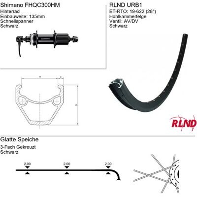 Roland Achterwiel 28 inch 19-622 zwart centerlock cassette rlnd urb1 Zwart Roland Achterwiel 28 inch 19-622 zwart centerlock cassette rlnd urb1 Zwart