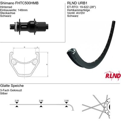 Roland achterwiel 19-622 28" zwart cassette 8/9/10v schijfrem centerlock steekas 12x142 urb1 shimano fh-tc500-hm Zwart Roland achterwiel 19-622 28" zwart cassette 8/9/10v schijfrem centerlock steekas 12x142 urb1 shimano fh-tc500-hm Zwart