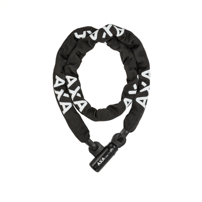 AXA Kettingslot linq art 2 - 180-9.5 met polyester hoes - zwart Zwart AXA Kettingslot linq art 2 - 180-9.5 met polyester hoes - zwart Zwart