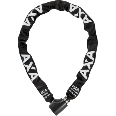 AXA Kettingslot absolute art2 - 9-110 met polyester hoes - zwart Zwart AXA Kettingslot absolute art2 - 9-110 met polyester hoes - zwart Zwart