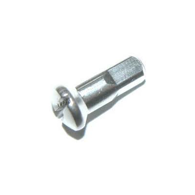 Alpina nippel 12g/14mm lang. 5,5mm dik, per 144 Zilver Alpina nippel 12g/14mm lang. 5,5mm dik, per 144 Zilver
