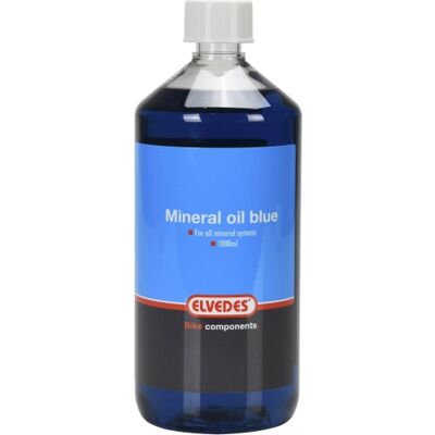 Elvedes Blauw Mineraalolie - 1000ml voor alle systemen Elvedes Blauw Mineraalolie - 1000ml voor alle systemen