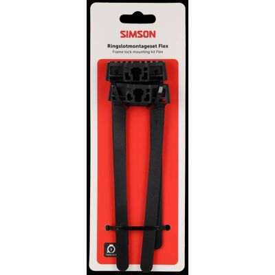 Simson ringslot montageset flex ZWART Simson ringslot montageset flex ZWART