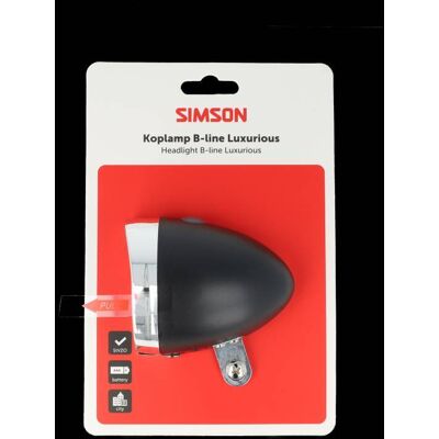 Simson koplamp classic luxurious batterij Simson koplamp classic luxurious batterij