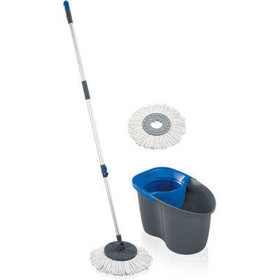 Leifheit 1063347 - rotation disc mop blauw 1 stuks Leifheit 1063347 - rotation disc mop blauw 1 stuks