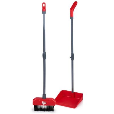 Dirt Devil schoonmaak speelgoed - bezem en vuilblik met lange steel - 2-delige schoonmaakset voor kinderen vanaf 3 jaar - licht en realistisch speelgoed Dirt Devil schoonmaak speelgoed - bezem en vuilblik met lange steel - 2-delige schoonmaakset voor kinderen vanaf 3 jaar - licht en realistisch speelgoed