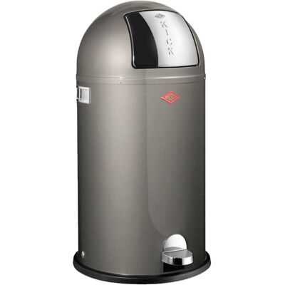 Wesco kickboy prullenbak pedaalemmer 40 liter metaal - grafiet afvalbak - made in germany Wesco kickboy prullenbak pedaalemmer 40 liter metaal - grafiet afvalbak - made in germany