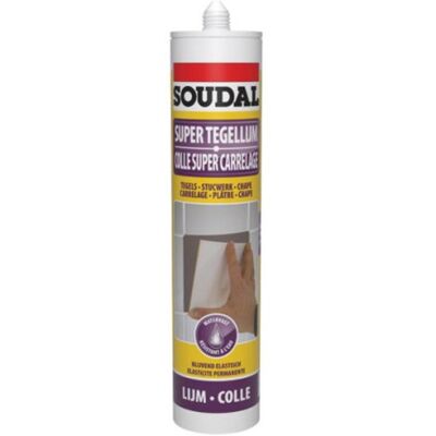 Soudal super tegellijm 24a 310ml Soudal super tegellijm 24a 310ml