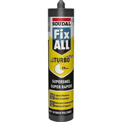 Soudal Fix all turbo grijs Soudal Fix all turbo grijs