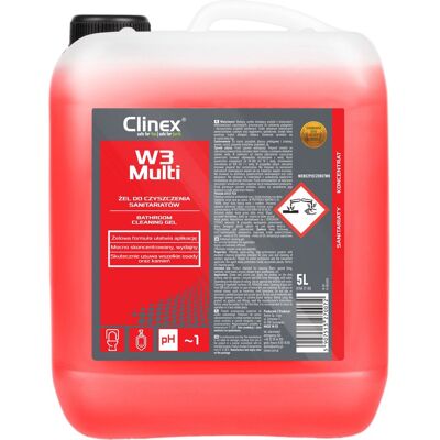 Clinex w3 multi sanitair ontkalker 5 liter Clinex w3 multi sanitair ontkalker 5 liter