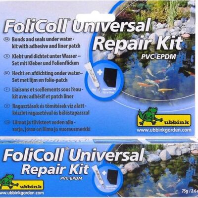 Ubbink - Folicoll - 75 g - PVC/EPDM AquaLiner - reparatieset Ubbink - Folicoll - 75 g - PVC/EPDM AquaLiner - reparatieset