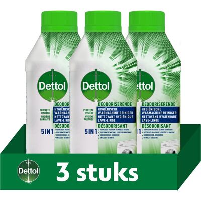 Dettol - hygiënische wasmachine reiniger - 3 x 250 ml Dettol - hygiënische wasmachine reiniger - 3 x 250 ml