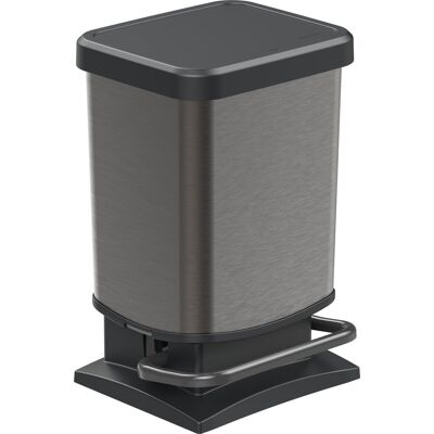 Rotho paso pedaalemmer - prullenbak 20l - bpa vrij - grafiet Rotho paso pedaalemmer - prullenbak 20l - bpa vrij - grafiet