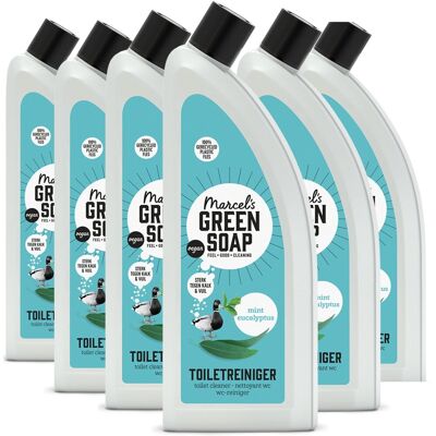 Marcel's Green Soap toiletreiniger - munt & eucalyptus - 6 x 750 ml Marcel's Green Soap toiletreiniger - munt & eucalyptus - 6 x 750 ml