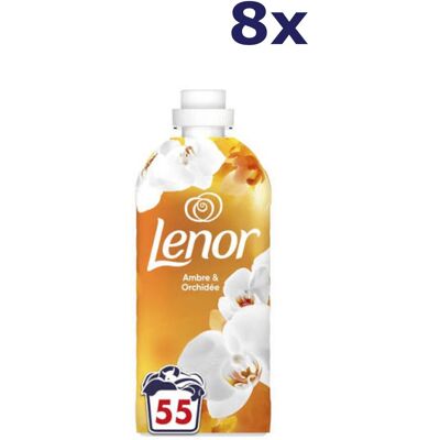 Lenor wasverzachter amber & orchidee - 8 x 55 wasbeurten Lenor wasverzachter amber & orchidee - 8 x 55 wasbeurten