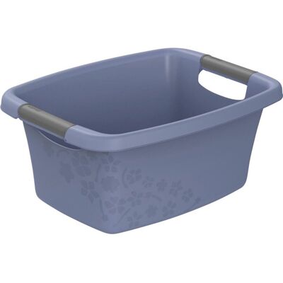 Rotho flowers wasmand 12l horizon blauw Rotho flowers wasmand 12l horizon blauw