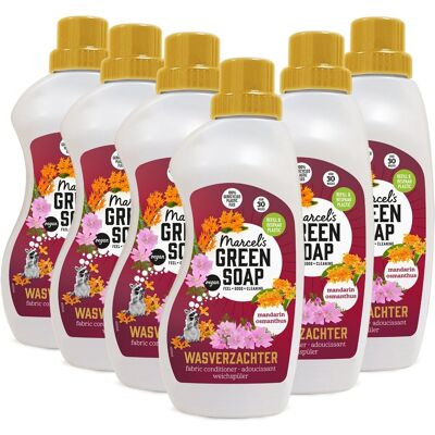 Marcel's Green Soap wasverzachter - mandarin & osmanthus - 6 x 750ml - 180 wasbeurten Marcel's Green Soap wasverzachter - mandarin & osmanthus - 6 x 750ml - 180 wasbeurten