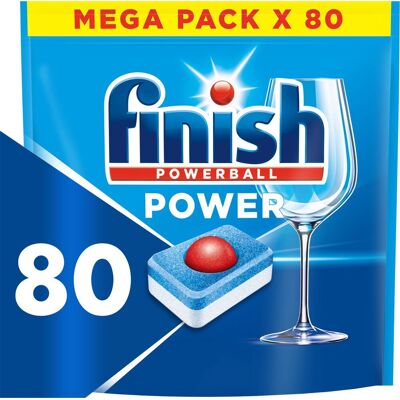 Finish power all in one regular vaatwastabletten - 80 capsules Finish power all in one regular vaatwastabletten - 80 capsules