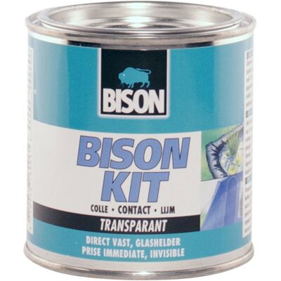 Bison kit® transparant blik 250 ml, glashelder, sterke, universele contactlijm, vochtbestendig, vorstbestendig, -40°c tot +70°c, eenvoudig in gebruik, voor ontelbare reparaties Bison kit® transparant blik 250 ml, glashelder, sterke, universele contactlijm, vochtbestendig, vorstbestendig, -40°c tot +70°c, eenvoudig in gebruik, voor ontelbare reparaties