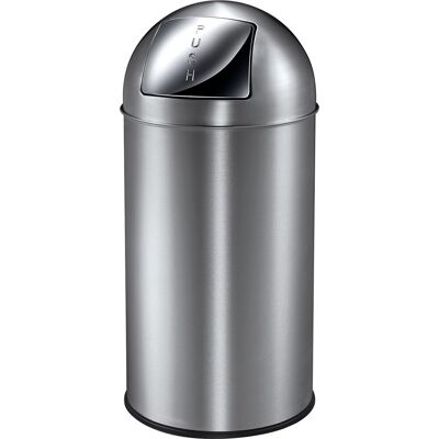 EKO - pushcan 40 liter - stainless steel - mat rvs - prullenbak EKO - pushcan 40 liter - stainless steel - mat rvs - prullenbak