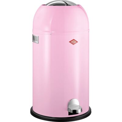 Wesco kickmaster prullenbak pedaalemmer 33 liter metaal - roze afvalemmer - made in germany Wesco kickmaster prullenbak pedaalemmer 33 liter metaal - roze afvalemmer - made in germany