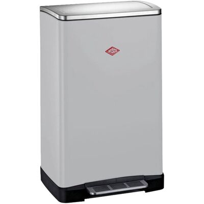 Wesco big double boy afvalscheider 36 liter duo pedaalemmer (2x18 liter) metaal - cool grey matt prullenbak Wesco big double boy afvalscheider 36 liter duo pedaalemmer (2x18 liter) metaal - cool grey matt prullenbak