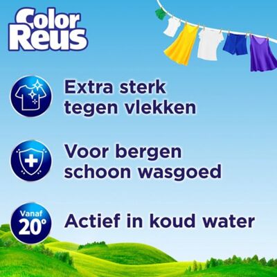 Witte Reus - vloeibaar wasmiddel color reus 100 wasbeurten - 2 x 4,5 liter - voordeelverpakking Witte Reus - vloeibaar wasmiddel color reus 100 wasbeurten - 2 x 4,5 liter - voordeelverpakking