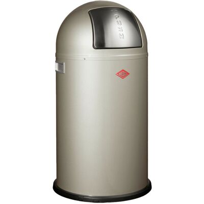 Wesco Pushboy - Afvalbak - Zilver Wesco Pushboy - Afvalbak - Zilver