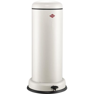 Wesco big baseboy prullenbak met soft close 30 liter metaal - mat zand pedaalemmer Wesco big baseboy prullenbak met soft close 30 liter metaal - mat zand pedaalemmer