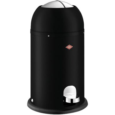 Wesco kickmaster junior prullenbak pedaalemmer 12 liter metaal - matzwart afvalemmer Wesco kickmaster junior prullenbak pedaalemmer 12 liter metaal - matzwart afvalemmer