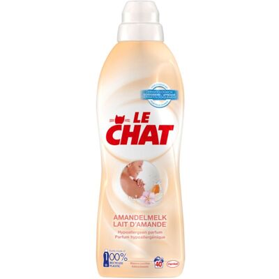 Le Chat wasverzachter amandelmelk - 880 ml (40 wasbeurten) Le Chat wasverzachter amandelmelk - 880 ml (40 wasbeurten)