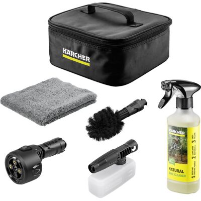 Kärcher bike kit voor mobiele reiniger oc - multi jet - foam jet - borstel - microvezeldoek - accessoiretas en reinigingsmiddel - schoonmaak van fietsen, mountainbikes en kinderwagens Kärcher bike kit voor mobiele reiniger oc - multi jet - foam jet - borstel - microvezeldoek - accessoiretas en reinigingsmiddel - schoonmaak van fietsen, mountainbikes en kinderwagens