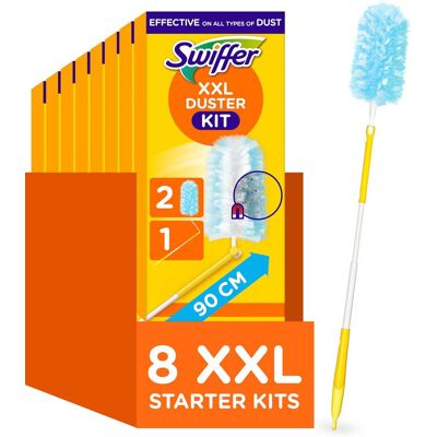 Swiffer duster xxl kit original - 8 x (1 handvat + 2 navullingen) Swiffer duster xxl kit original - 8 x (1 handvat + 2 navullingen)