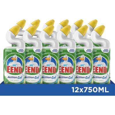 WC-Eend toiletreiniger action gel pine forest WC-Eend toiletreiniger action gel pine forest