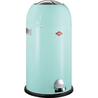 Wesco kickmaster prullenbak pedaalemmer 33 liter metaal - mint afvalemmer - made in germany Wesco kickmaster prullenbak pedaalemmer 33 liter metaal - mint afvalemmer - made in germany
