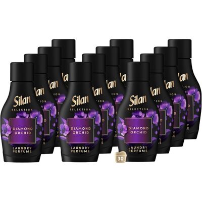 Silan wasverzachter - floral essences - diamond orchid 540ml - 12x 30 wasbeurten - voordeelverpakking Silan wasverzachter - floral essences - diamond orchid 540ml - 12x 30 wasbeurten - voordeelverpakking