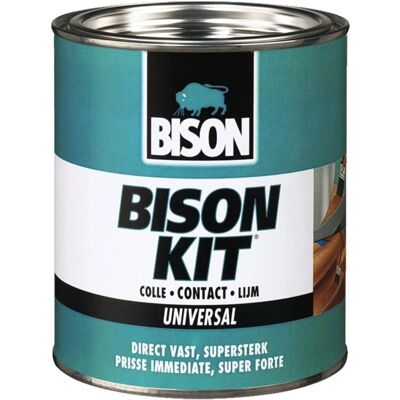 Bison kit® blik 750 ml, sterke, universele contactlijm, vochtbestendig, vorstbestendig, -40°c tot +70°c, eenvoudig in gebruik Bison kit® blik 750 ml, sterke, universele contactlijm, vochtbestendig, vorstbestendig, -40°c tot +70°c, eenvoudig in gebruik