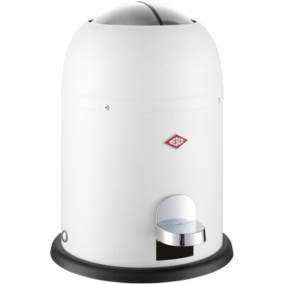 Wesco mini master cosmetica-emmer in de kleur matwit, gepoedercoat staalplaat, inhoud 6 liter, kunststof binnenemmer, voetpedaal Wesco mini master cosmetica-emmer in de kleur matwit, gepoedercoat staalplaat, inhoud 6 liter, kunststof binnenemmer, voetpedaal