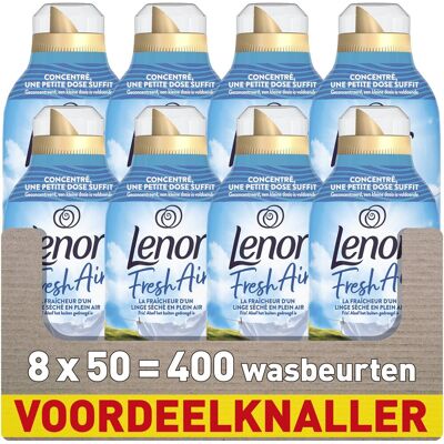 Lenor fresh air wasverzachter - zomerbriesje aan zee - 8 x 50 wasbeurten Lenor fresh air wasverzachter - zomerbriesje aan zee - 8 x 50 wasbeurten