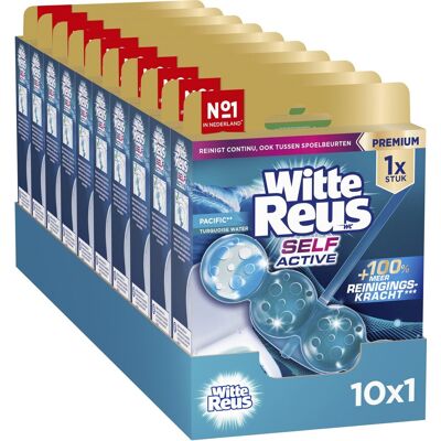 Witte Reus self active pacific 50gr - wc blokjes - voordeelverpakking - 10 stuks Witte Reus self active pacific 50gr - wc blokjes - voordeelverpakking - 10 stuks