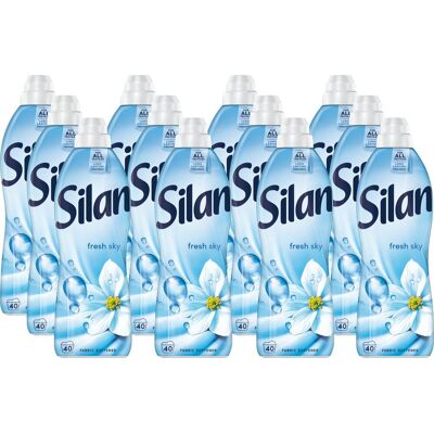 Silan wasverzachter - fresh sky 880ml - 12 x 40 wasbeurten - voordeelverpakking Silan wasverzachter - fresh sky 880ml - 12 x 40 wasbeurten - voordeelverpakking