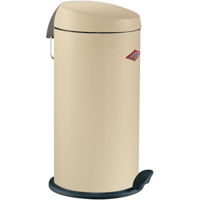 Wesco capboy maxi prullenbak pedaalemmer 22 liter metaal - amandel afvalemmer - made in germany Wesco capboy maxi prullenbak pedaalemmer 22 liter metaal - amandel afvalemmer - made in germany