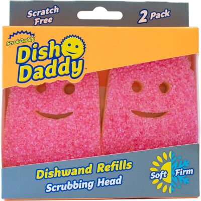 Scrub Daddy dish daddy afwasborstel navulling - roze - 2 stuks Scrub Daddy dish daddy afwasborstel navulling - roze - 2 stuks