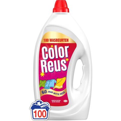 Color Reus gel - vloeibaar wasmiddel - gekleurde was - 100 wasbeurten - grootverpakking Color Reus gel - vloeibaar wasmiddel - gekleurde was - 100 wasbeurten - grootverpakking