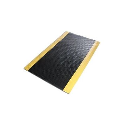 Ty Antivermoeidheidsmat heavy-du diamond zwart, geel 900x600 mm Ty Antivermoeidheidsmat heavy-du diamond zwart, geel 900x600 mm